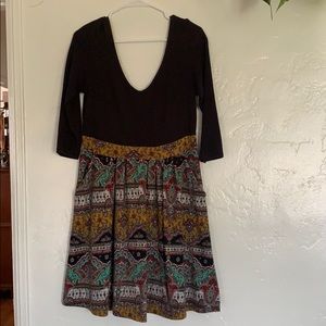 Anthropologie scoop neck dress